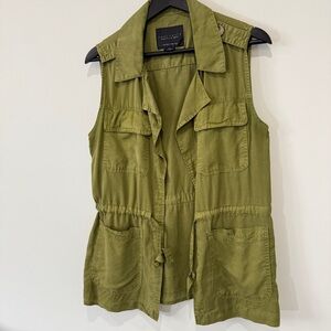 Sanctuary Olive Green Sleeveless Vest Size S